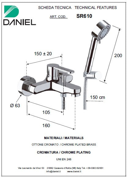 Baterie pentru cada smart made in italy sr610