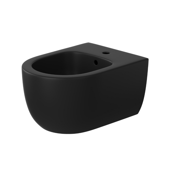 Moulie bideu suspendat negru