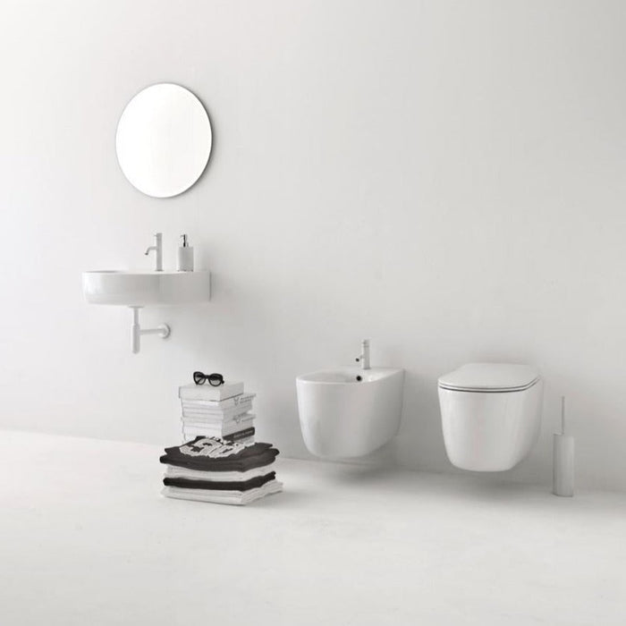 NOLITA Vas wc suspendat alb cu capac soft close Italia 5314