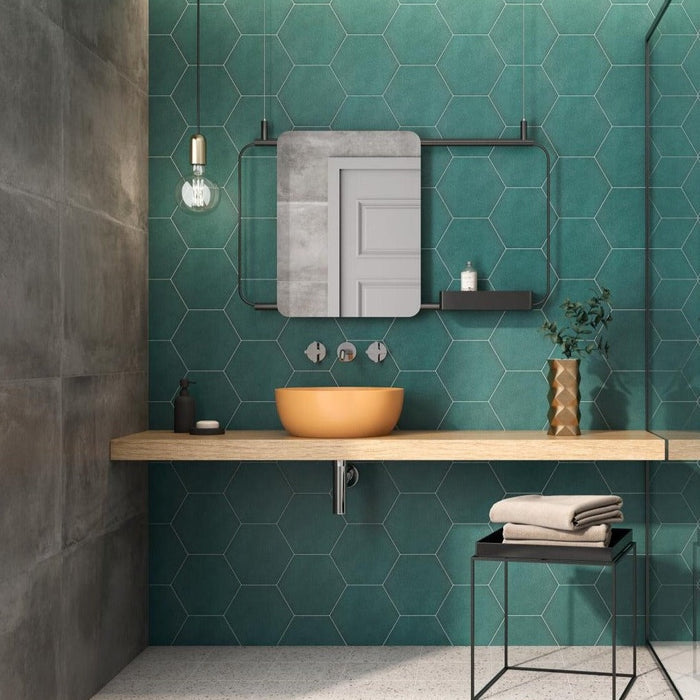 Gresie faianta hexagonala jubilee mayfair 19.8x22.8 cm made in spania