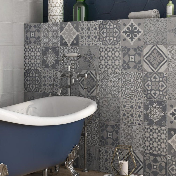 Gresie faianta hexagonala jubilee mayfair 19.8x22.8 cm made in spania