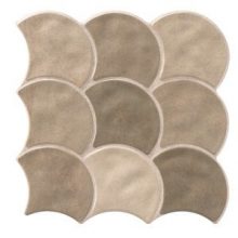 GRESIE / FAIANTA SCALE GARDEN/WHITE/MUD 30.7X30.7 CM