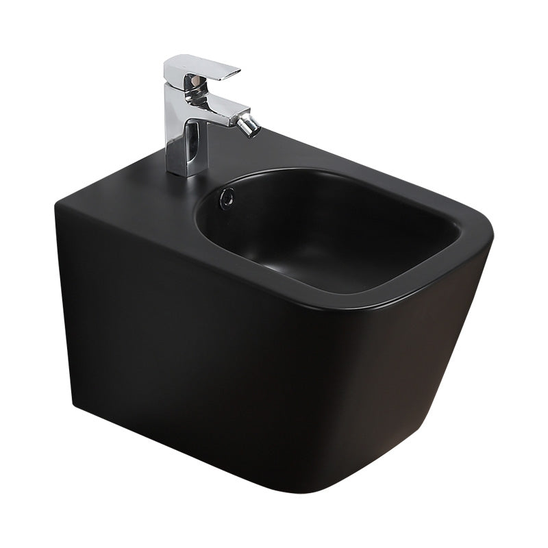 Bideu Rome Suspendat Negru Mat România 52.5x36.5cm - Obiecte Sanitare Moderne Casa Ta
