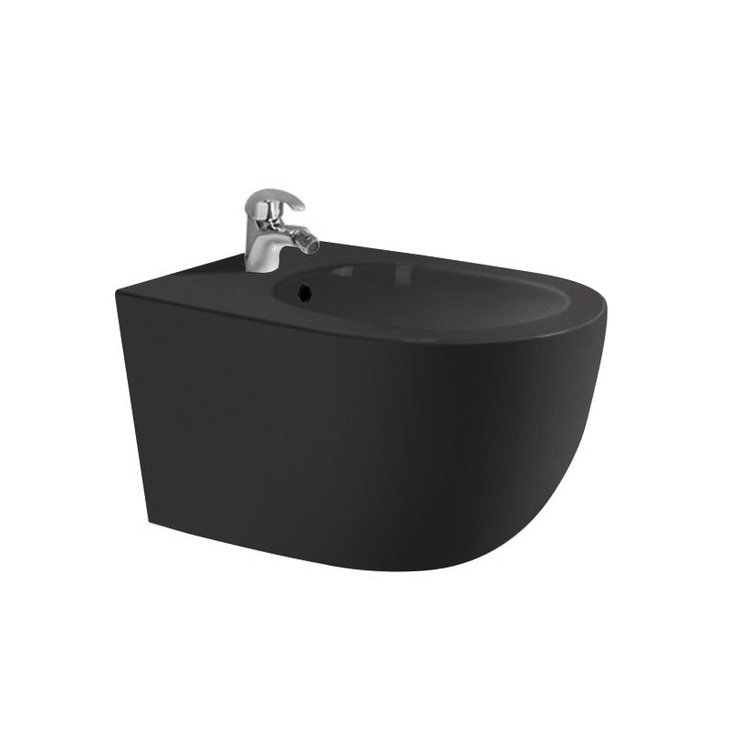 Bideu Mine Suspendat Negru Mat România 52.5x36.5cm - Obiecte Sanitare Moderne Casa Ta