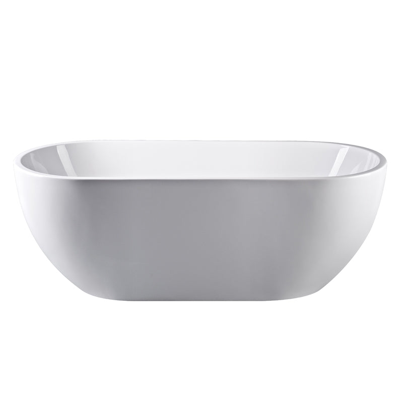 Cadă Freestanding Ovală Aura New 180x80 cm - Acril Sanitar Premium Alb