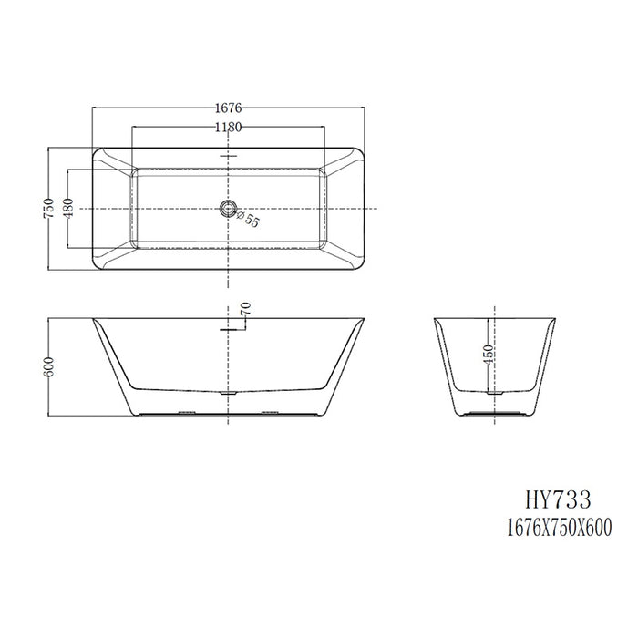 Cada freestanding Peru 170cm
