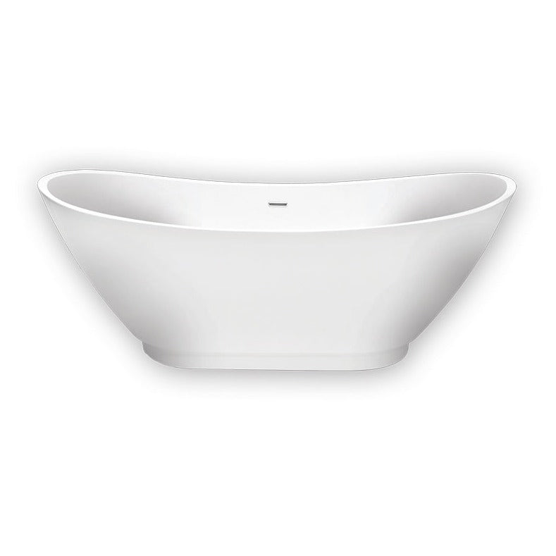 Cadă Freestanding Ovală Anemona 168x75 cm - Acril Sanitar Alb Premium