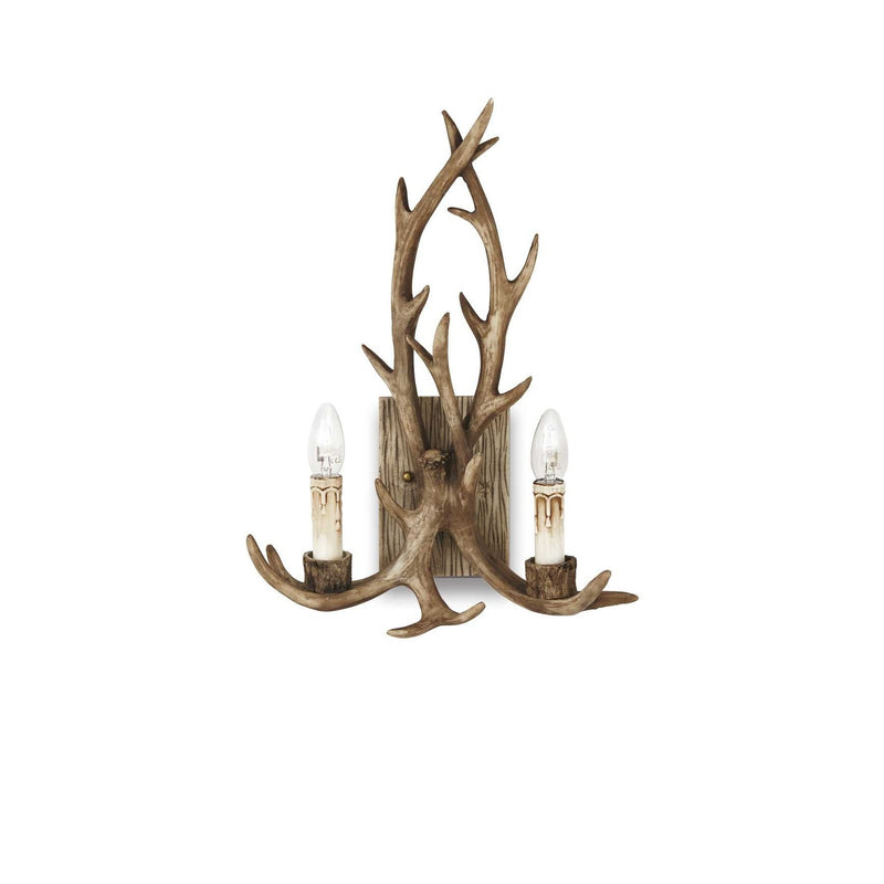 Aplica perete rustic dormitor /sufragerie chalet sp2  ideal lux made in Italy