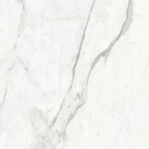 Gresie porțelanată Atrio Bianco 120 × 120 cm, aspect marmură – Intermatex