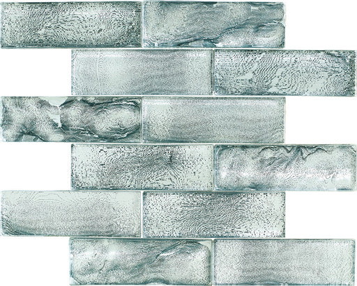 Mostră de mozaic decorativ Space 30×30 cm – plăci de sticlă albastru pastel