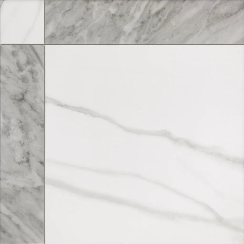 Gresie porțelanată Grace 44 × 44 cm, mat, aspect marmură – Realonda