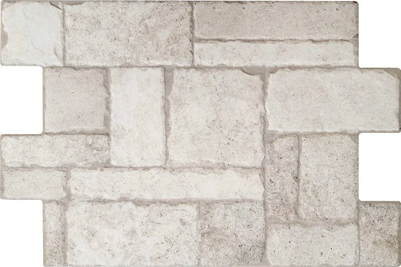Gresie porțelanată Borgogna White 44 × 66 cm, mat – Realonda