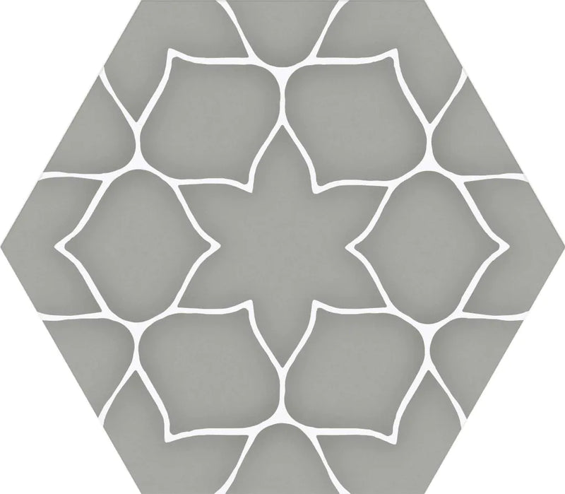 Gresie porțelanată hexagonală Kerala 28,5 × 33 cm, mat – Realonda