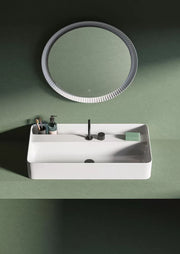 Lavoar Brooklyn Artceram 90x40 cm suspendat, alb lucios