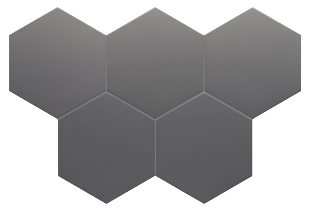 Gresie Hexagonală Coimbra white & black  17.5×20 cm – Finisaj Mat | Equipe Spania