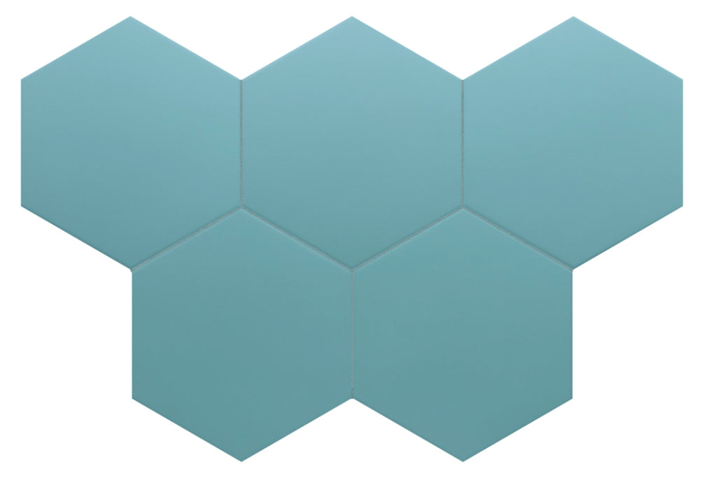 Gresie Hexagonală Coimbra azure 17.5×20 cm – Finisaj Mat | Equipe Spania