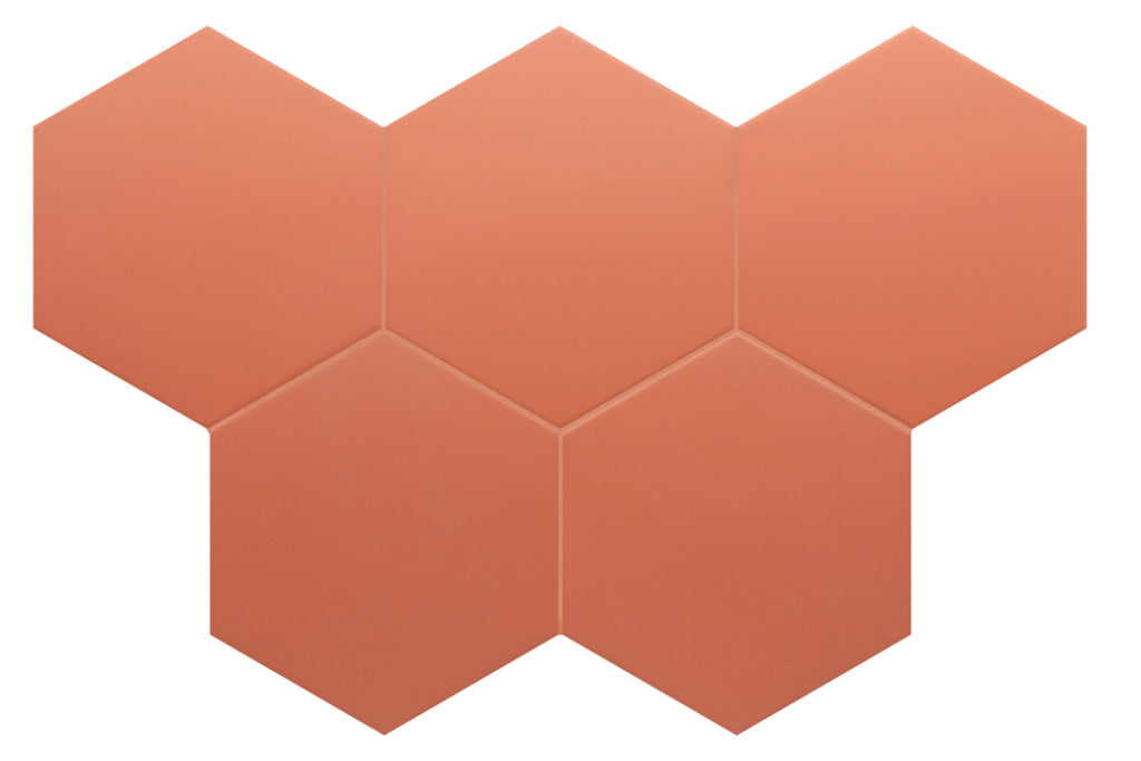 Gresie Hexagonală Coimbra warm siena 17.5×20 cm – Finisaj Mat | Equipe Spania