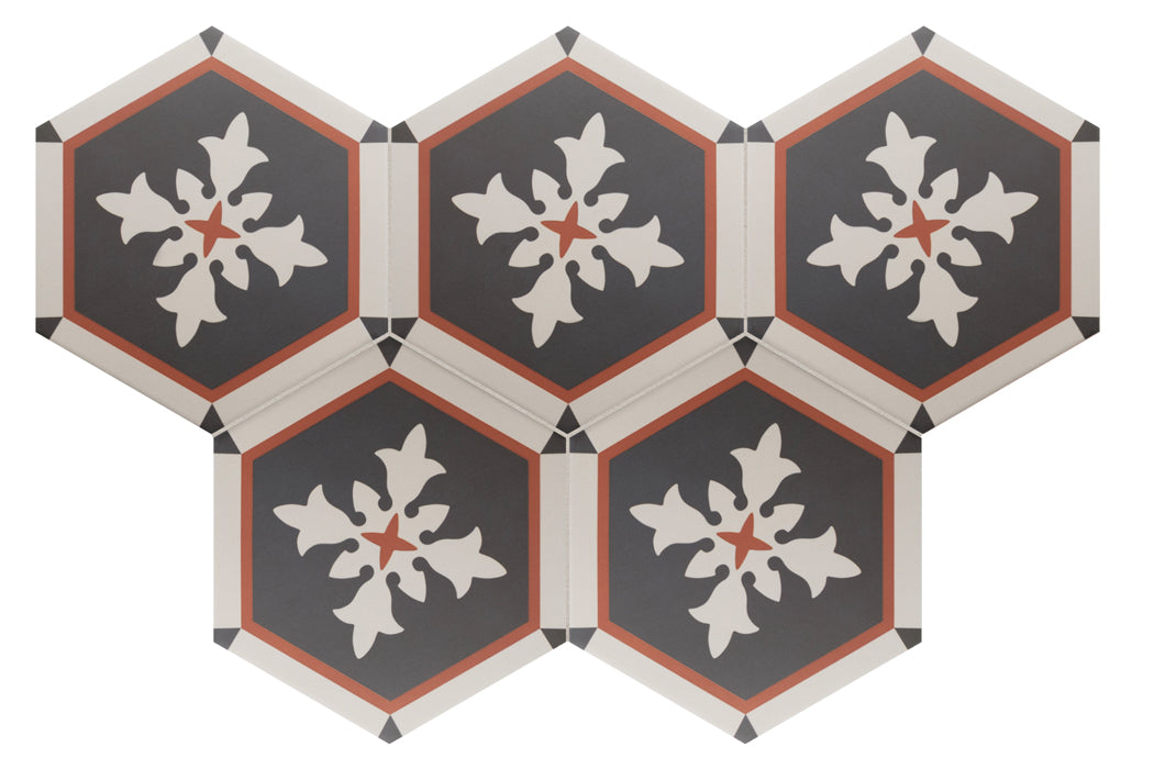 Gresie Hexagonală Coimbra taupe 17.5×20 cm – Finisaj Mat | Equipe Spania (Copia)
