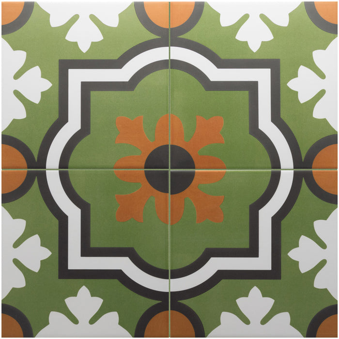 Gresie Rivoli 20×20 cm – Green & Monaco Verde | Equipe Spania