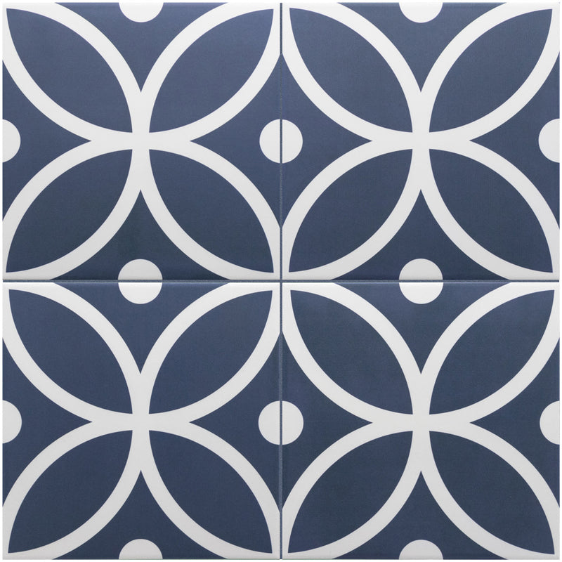 Gresie porțelanată Rivoli Ocean & Bergen Azul 20 × 20 cm – Equipe