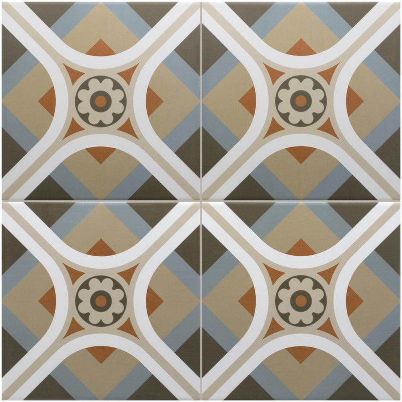 Gresie porțelanată Rivoli Cinque & Beige 20 × 20 cm, mat – Equipe