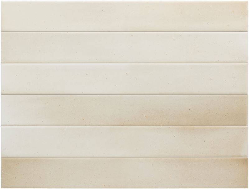 Faianță porțelanată Massimo Almond 5 × 40 cm, mat – Equipe