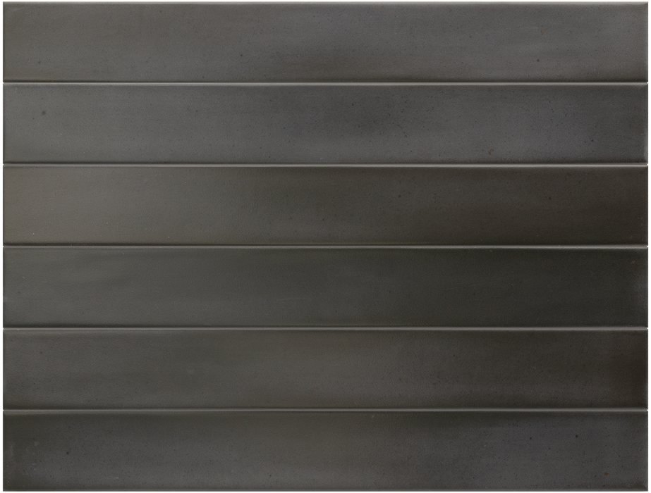 Faianță porțelanată Massimo Dark Black 5x40 cm, finisaj mat | Equipe