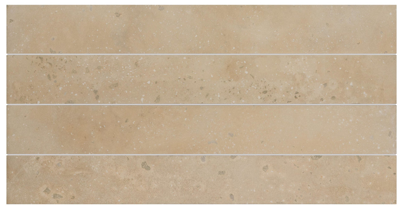 Faianță porțelanată Tephra Muslin 5×40 cm | Equipe