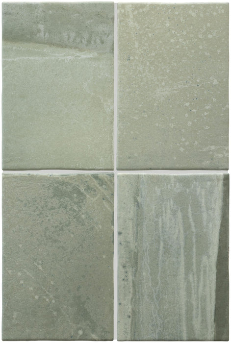 Gresie porțelanată Salk 10×15 cm Mineral Green | Equipe