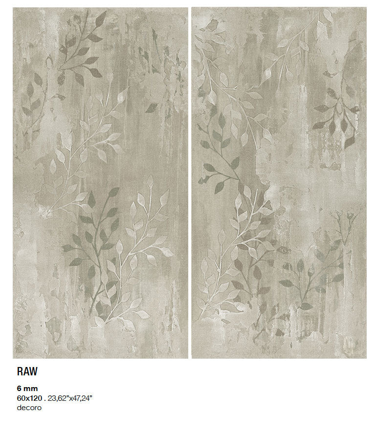Gresie porțelanată Dream Raw 60 × 120 cm, mat – Fondovalle