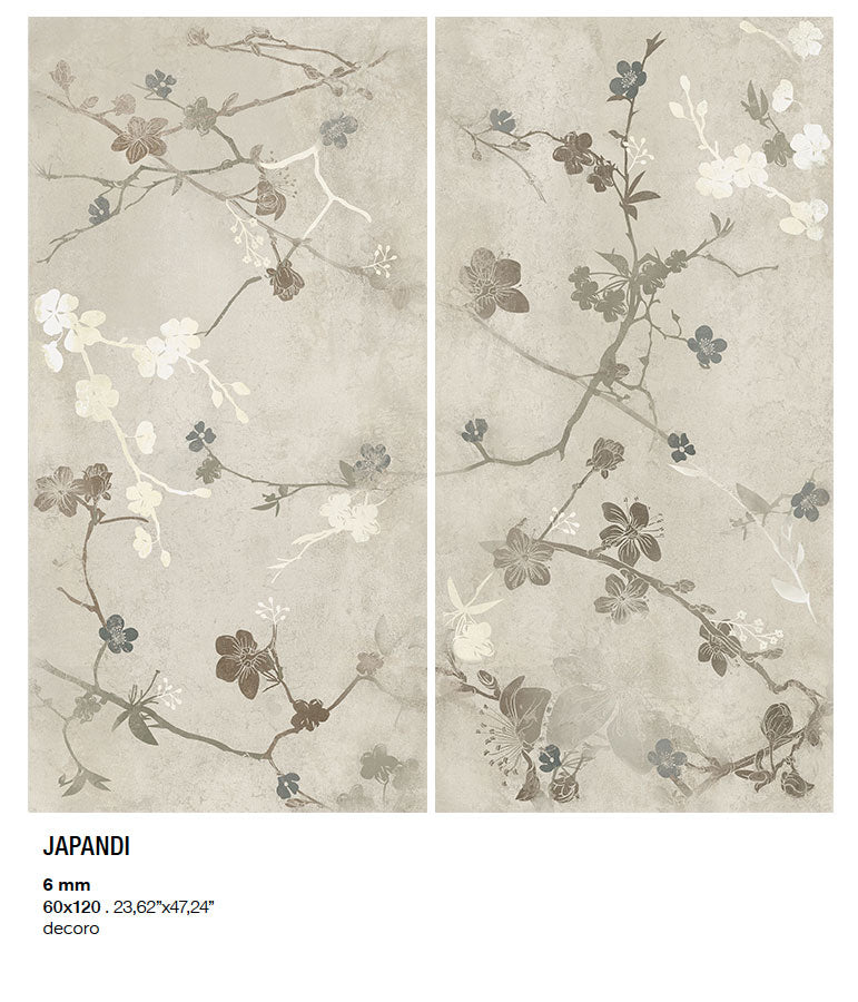 Gresie porțelanată Dream Japandi 60 × 120 cm, mat – Fondovalle