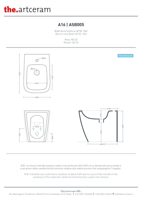 Bideu Stativ A16 Artceram 36×52 cm–asb005