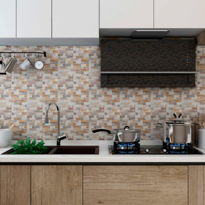 Mozaic Decorativ Iroko 30x30cm Spania - Intermatex Mat Maro Premium