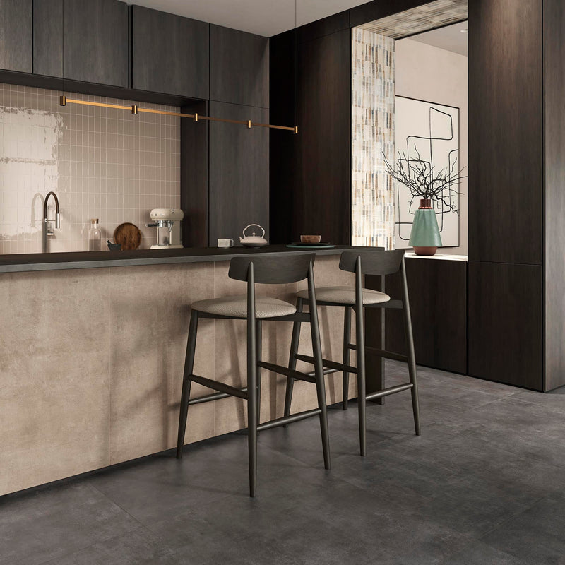 Gresie porțelanată Con_creta 60 × 120 cm, mat – Sichenia