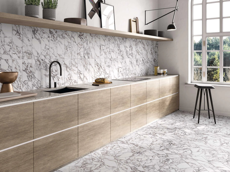 Gresie Portelanată Calacatta Viola 15×45 cm Realonda Spania