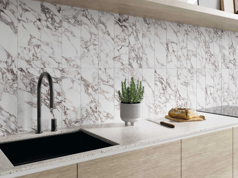 Gresie Portelanată Calacatta Viola 15×45 cm Realonda Spania