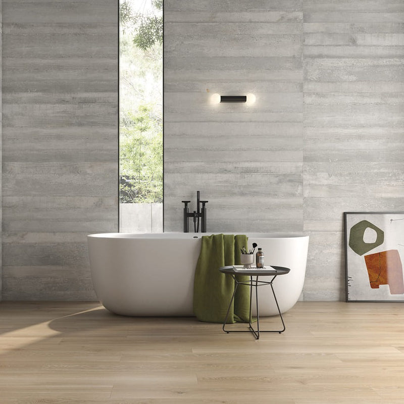 Gresie porțelanată Borneo 20 × 120 cm, mat, aspect lemn – Geotiles