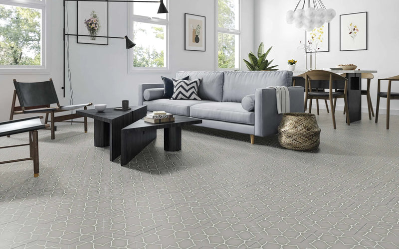 Gresie porțelanată hexagonală Kerala 28,5 × 33 cm, mat – Realonda
