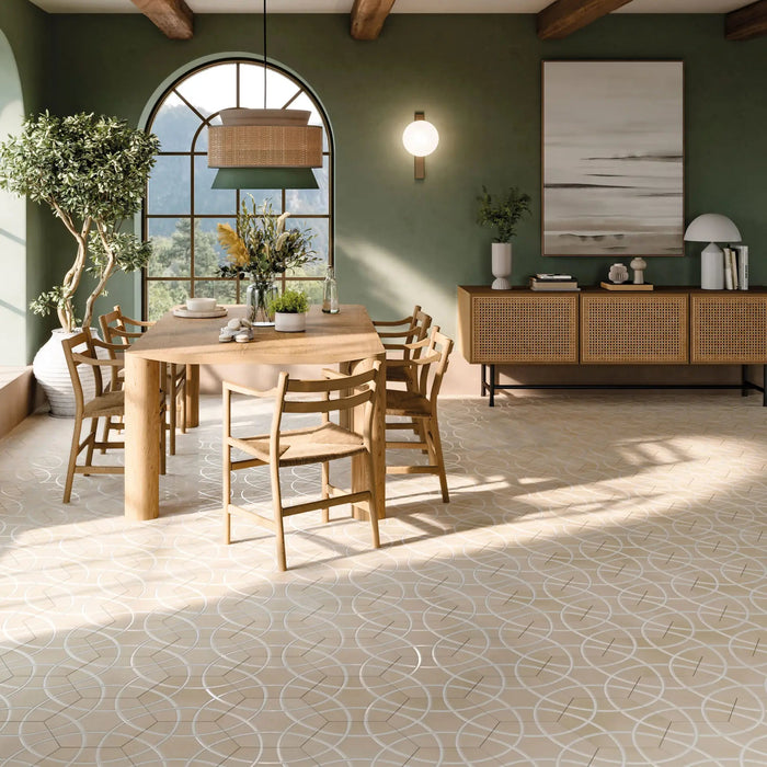 Gresie faianta hexagonala lancaster 28X33 cm made in spania