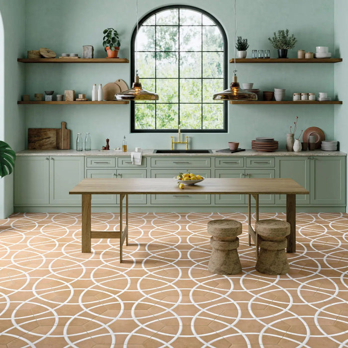 Gresie faianta hexagonala lancaster 28X33 cm made in spania