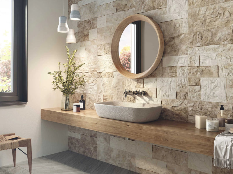 Gresie porțelanată Marlstone 21 × 63 cm, mat – Realonda