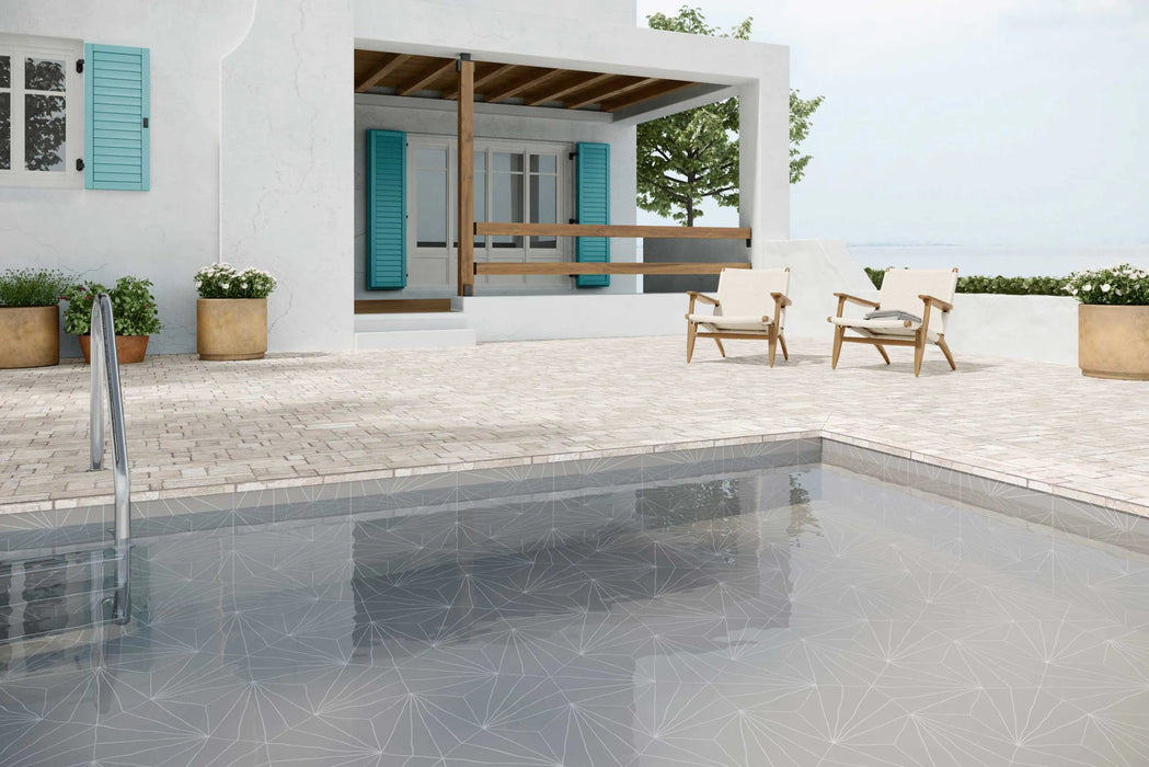 Gresie Portelanată Borgogna  White 44x66 cm – Finisaj Mat – Realonda Spania