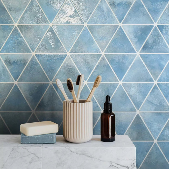 Gresie/ Faianta triangle craft 48,5x28 cm made in Spania