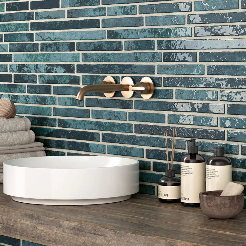 Gresie și faianță porțelanată Harlem 15 × 45 cm, aspect cărămidă – Realonda