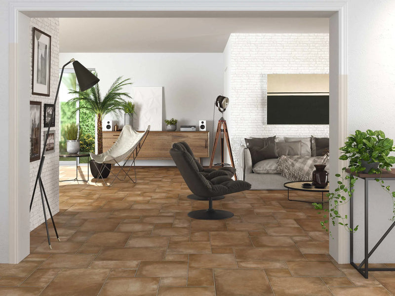 Gresie porțelanată Modular Dust Cotto, mat – Realonda