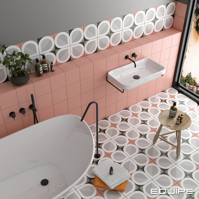 Gresie porțelanată Bauhome 20×20 cm, Rose & Blatt Cold | Equipe