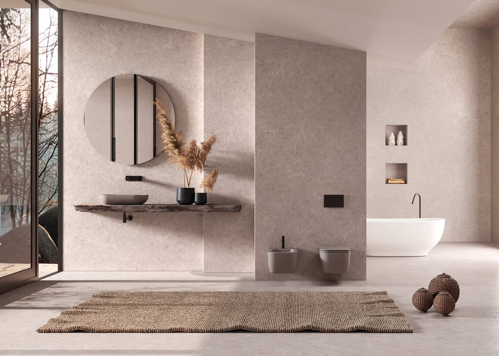 Cadă Freestanding Sun – Ovală 170×80 cm, Acril Compozit Alb Lucios | GSG Ceramica