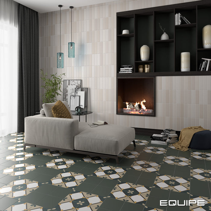 Gresie porțelanată Bauhome 20×20 cm, Glacier & Korola Cold| Equipe