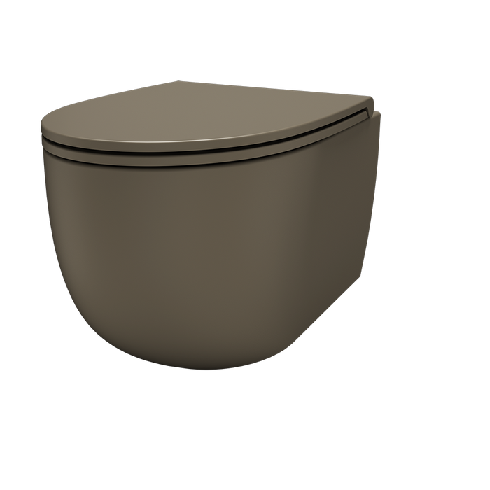 Vas WC Suspendat Bull cu Capac Soft Close - Design Italian Modern SDR Ceramiche