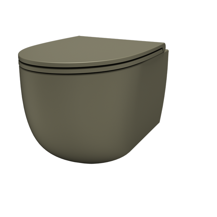 Vas WC Suspendat Bull cu Capac Soft Close - Design Italian Modern SDR Ceramiche